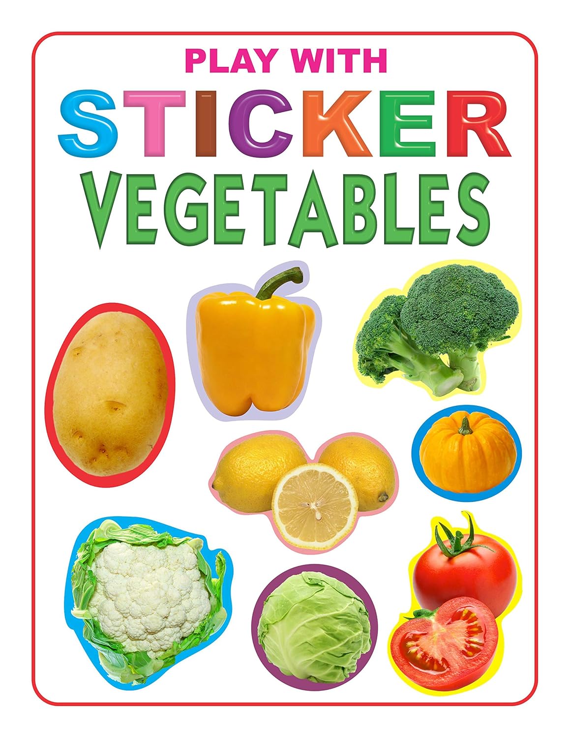 Play With Sticker: Vegetables