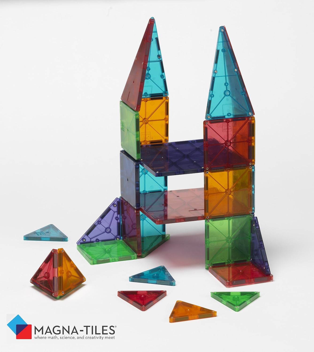 Magna-Tiles Solid Colors 48 Piece Set