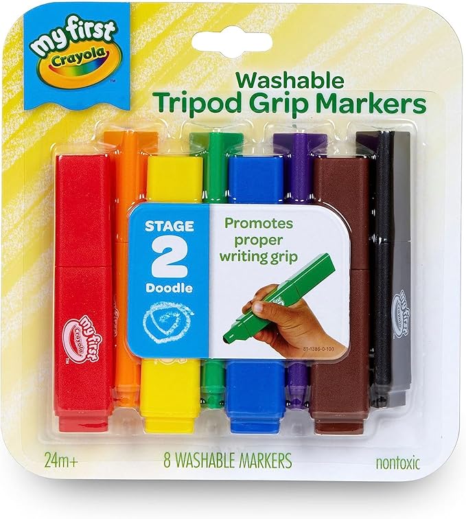 Crayola My First Crayola: Tripod Grip Markers