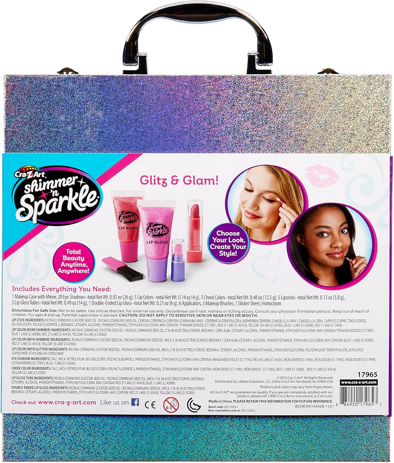 Cra-Z-Art Shimmer & Sparkle Glitter Makeover Studio