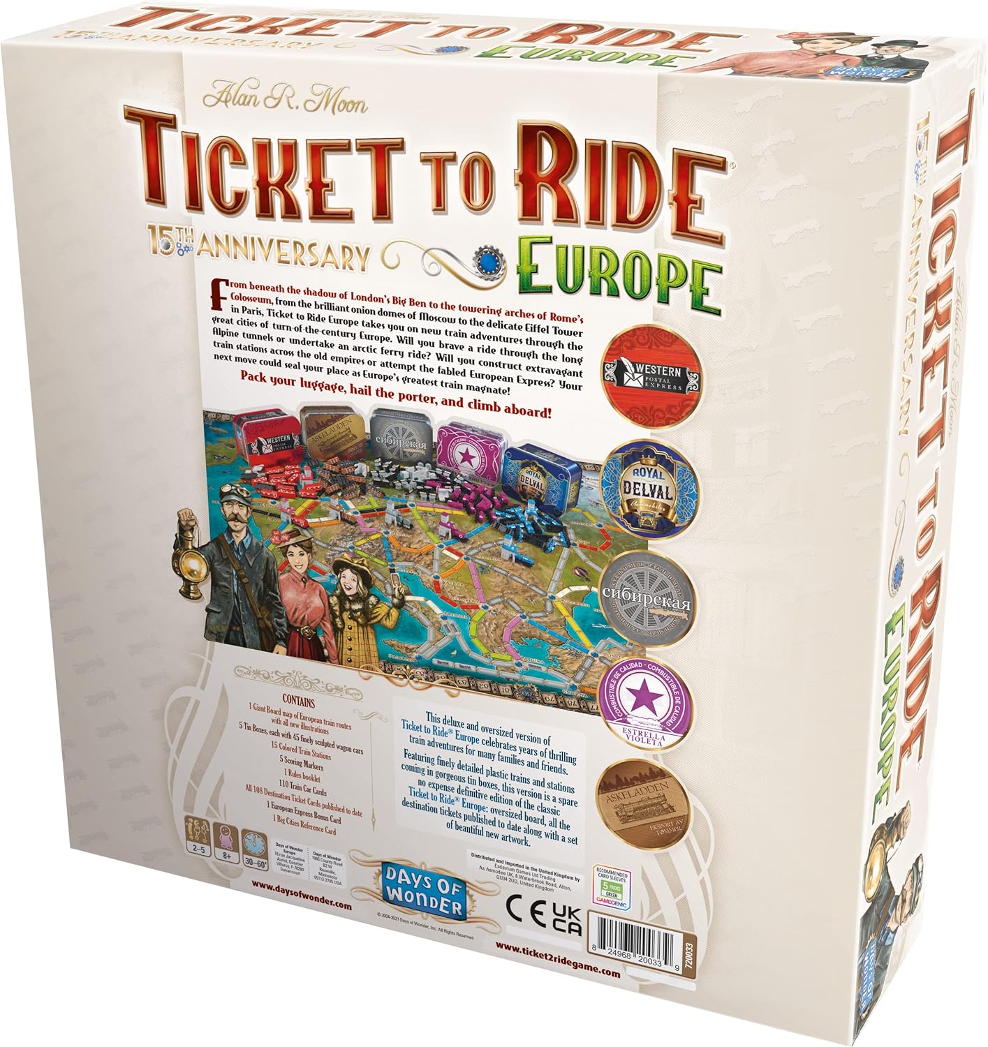 Ticket To Ride 15th Anniversary Edition