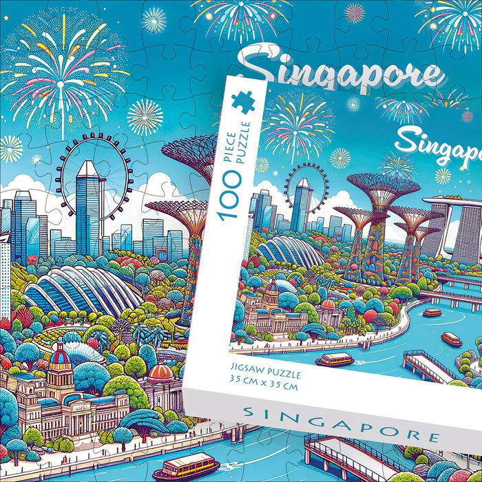 Singapore 100-piece Jigsaw Puzzle: Garden City