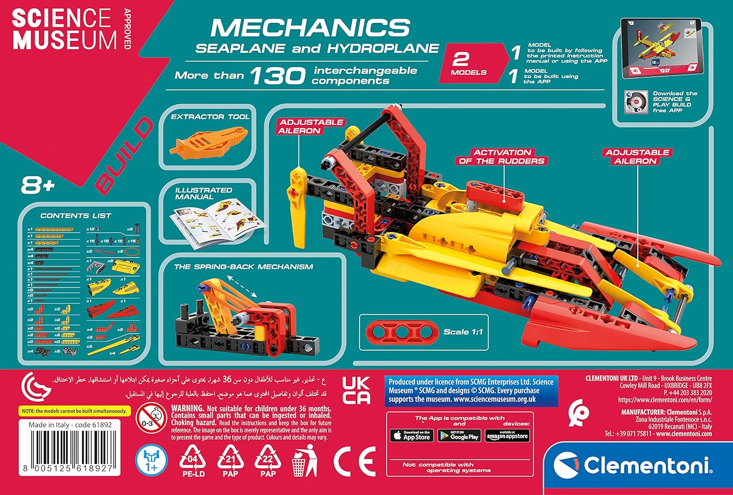 Clementoni Mech Lab - Seaplane & Hydroplane