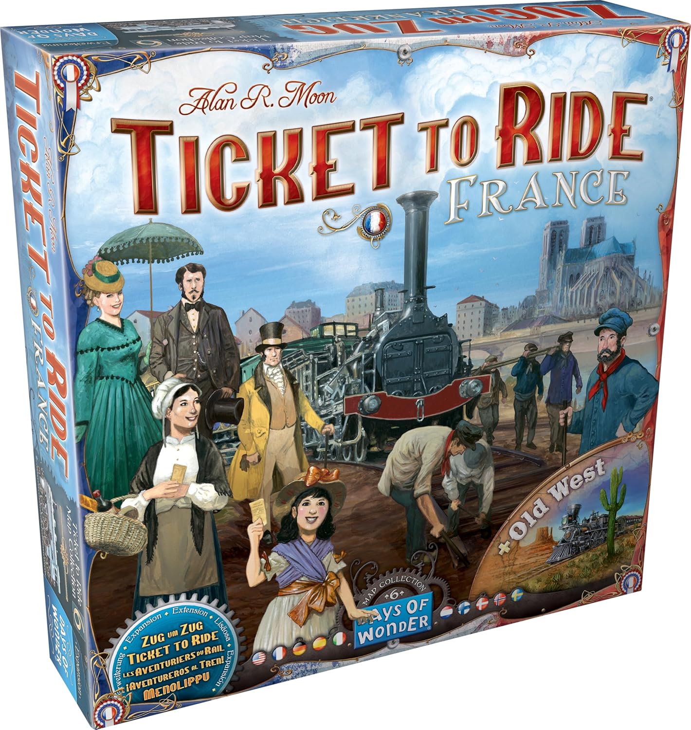 Ticket To Ride France + Old West (Expansion)