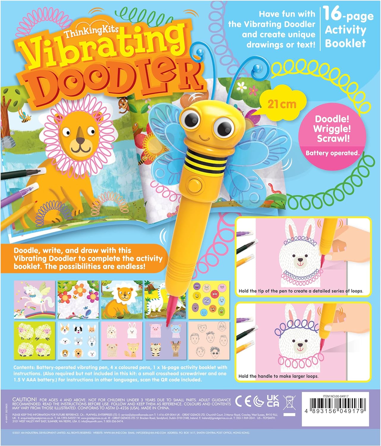 4M ThinkingKits STEAM for Juniors Vibrating Doodler