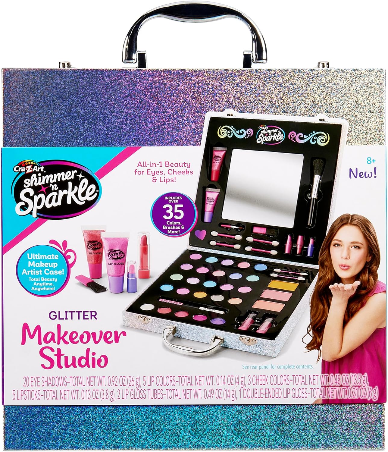 Cra-Z-Art Shimmer & Sparkle Glitter Makeover Studio