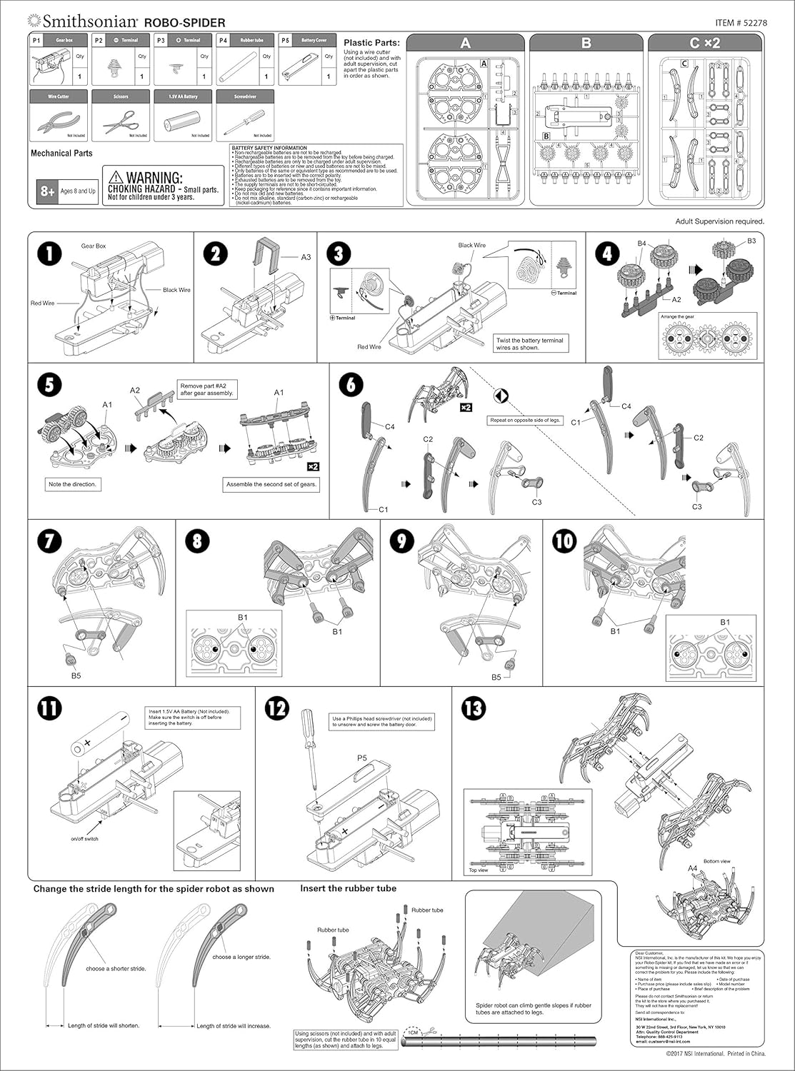 Smithsonian Science Kits - Robo Spider