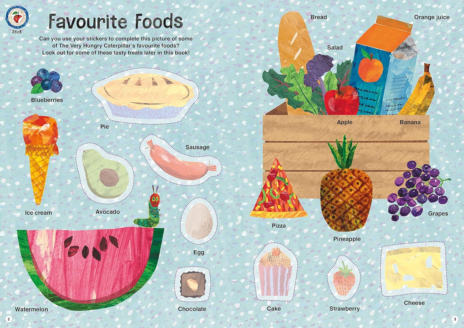 Very Hungry Caterpillar's Feast Sticker And Colouring Book