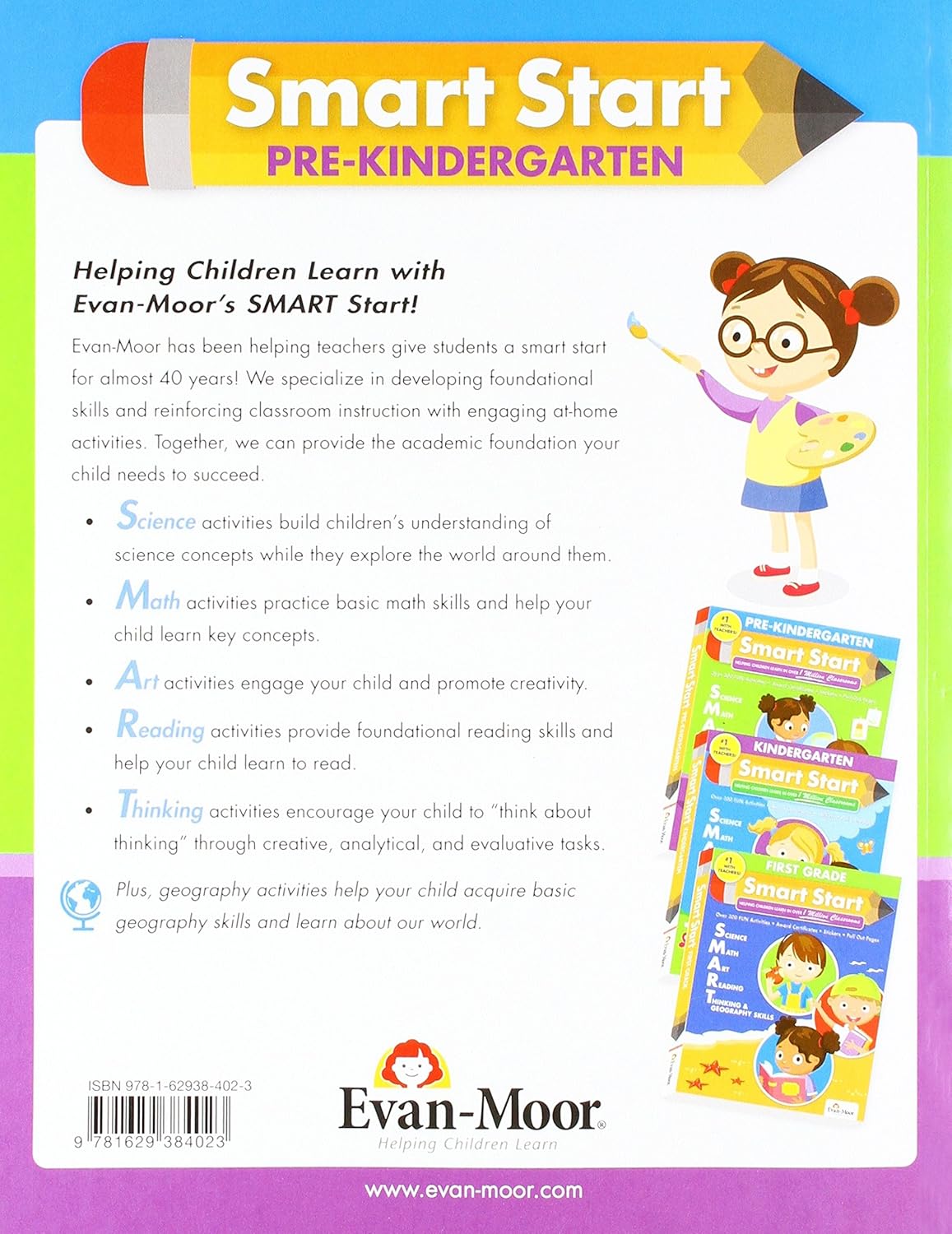 Evan-Moor Pre-Kindergarten: Smart Start