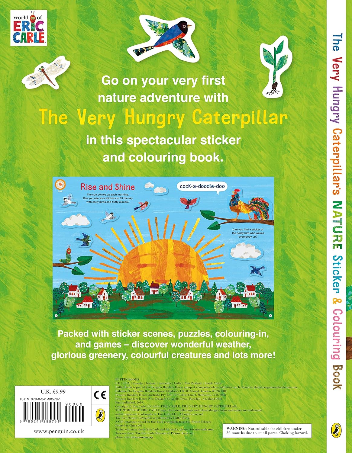 Very Hungry Caterpillars Nature Sticker And Colouring Book