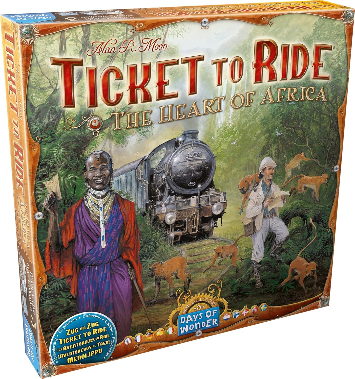 Ticket To Ride The Heart Of Africa (Expansion)