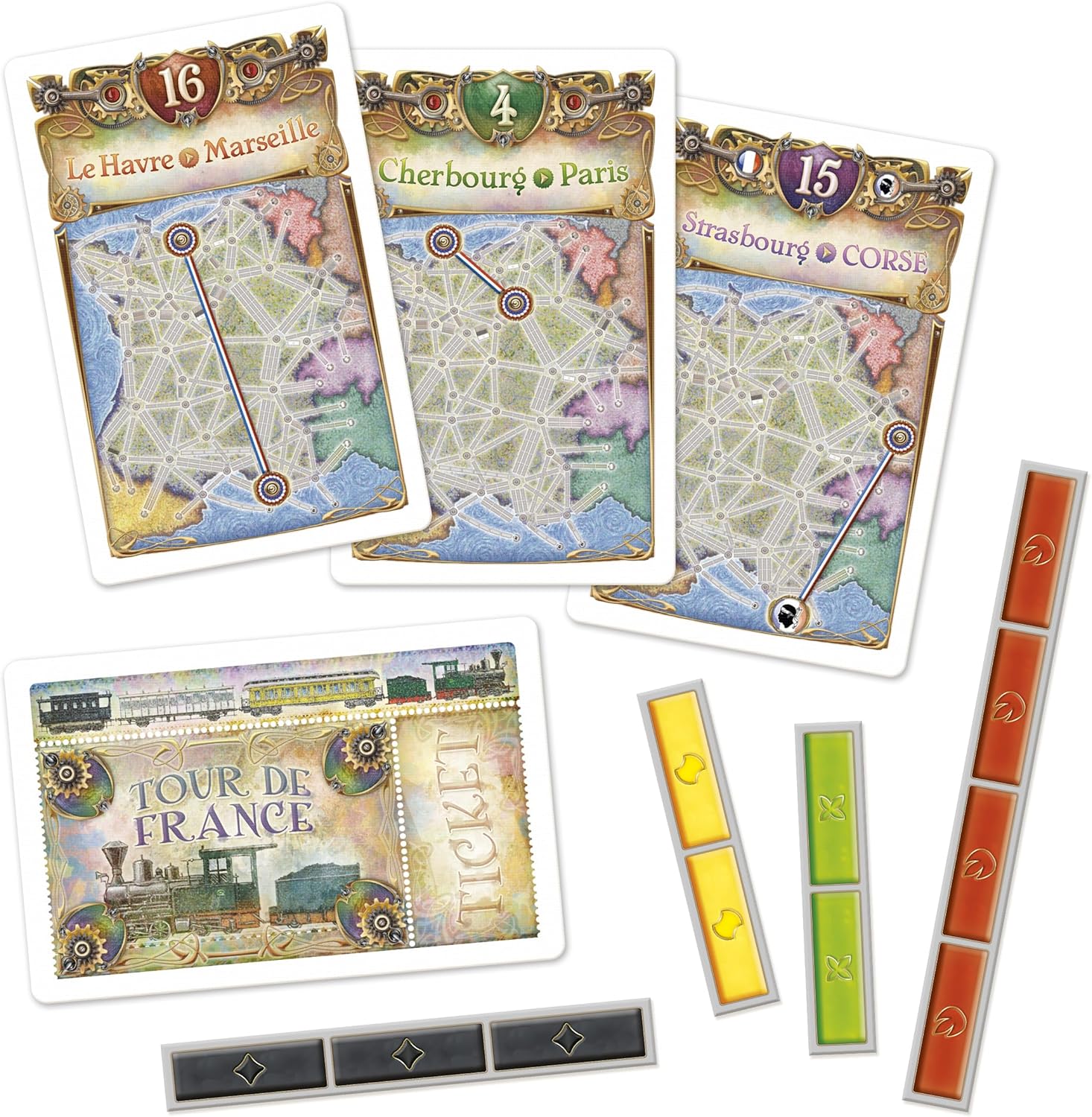 Ticket To Ride France + Old West (Expansion)