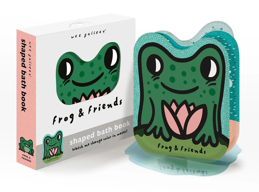 Wee Gallery Shaped Bath Books: Frog And Friends