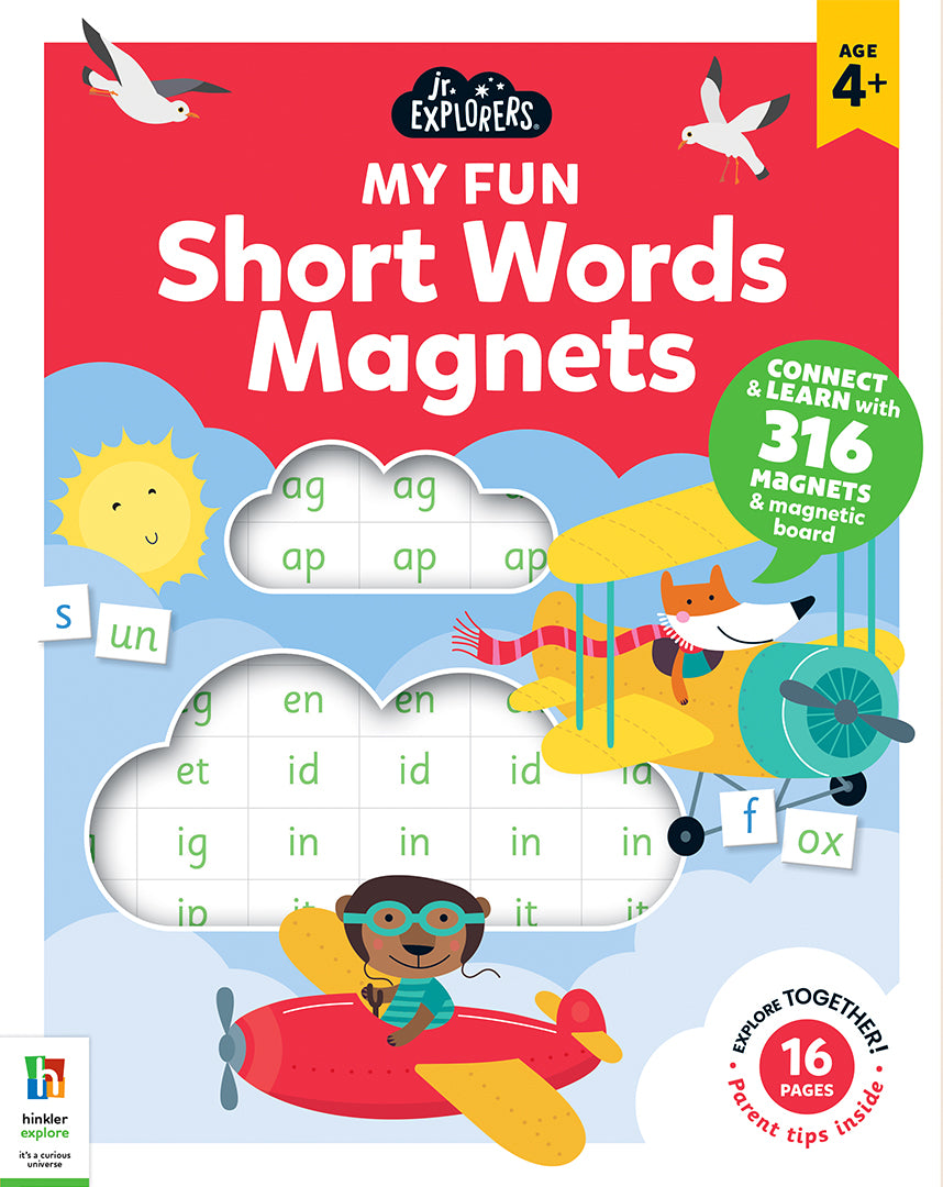 Junior Explorers Magnetic Books: Short Words