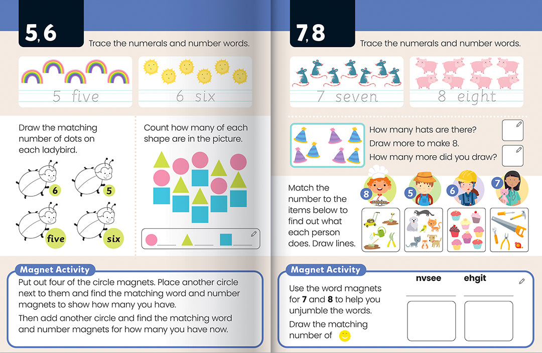 Junior Explorers Magnetic Books: Counting