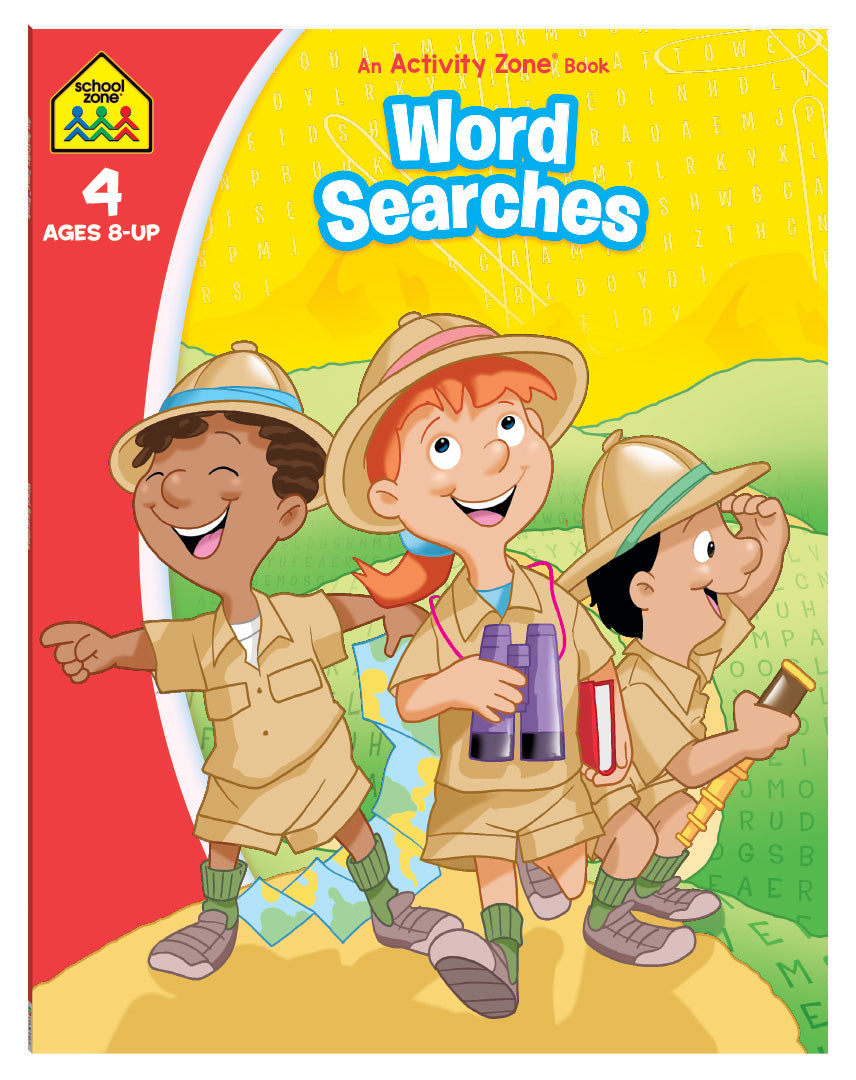 School Zone Word Searches And Activity Zone Book