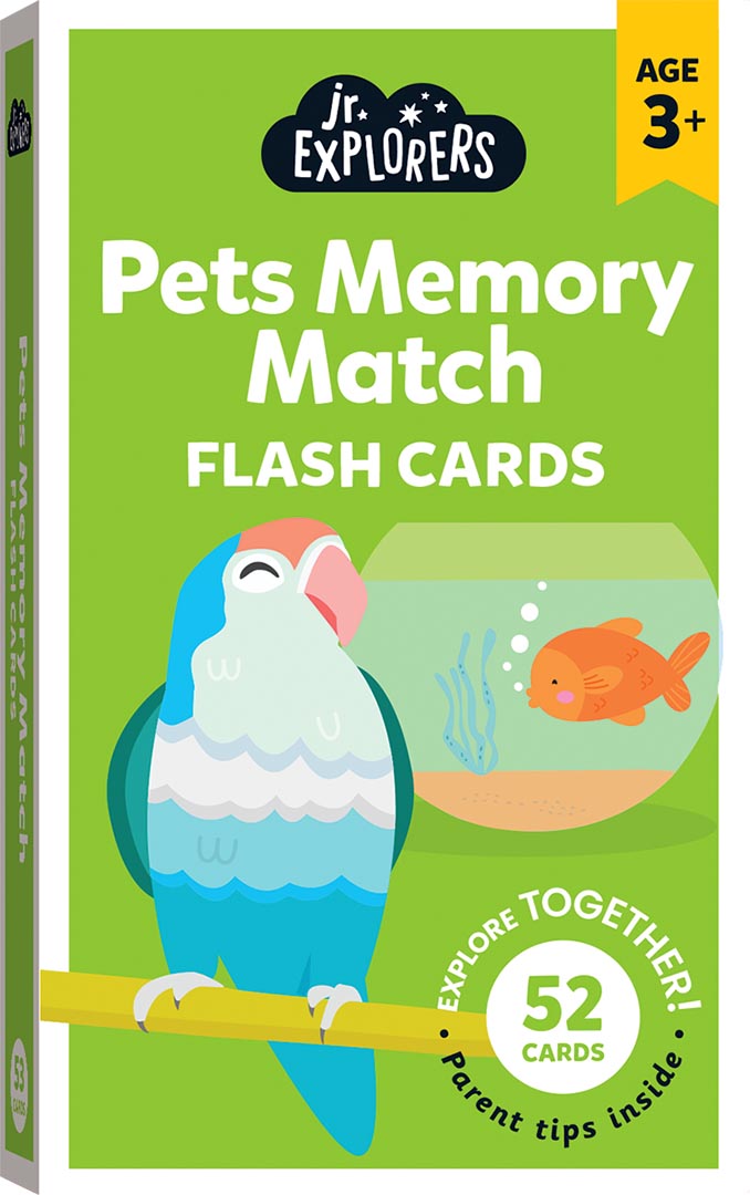 Junior Explorers: Pets Memory Match Flash Cards