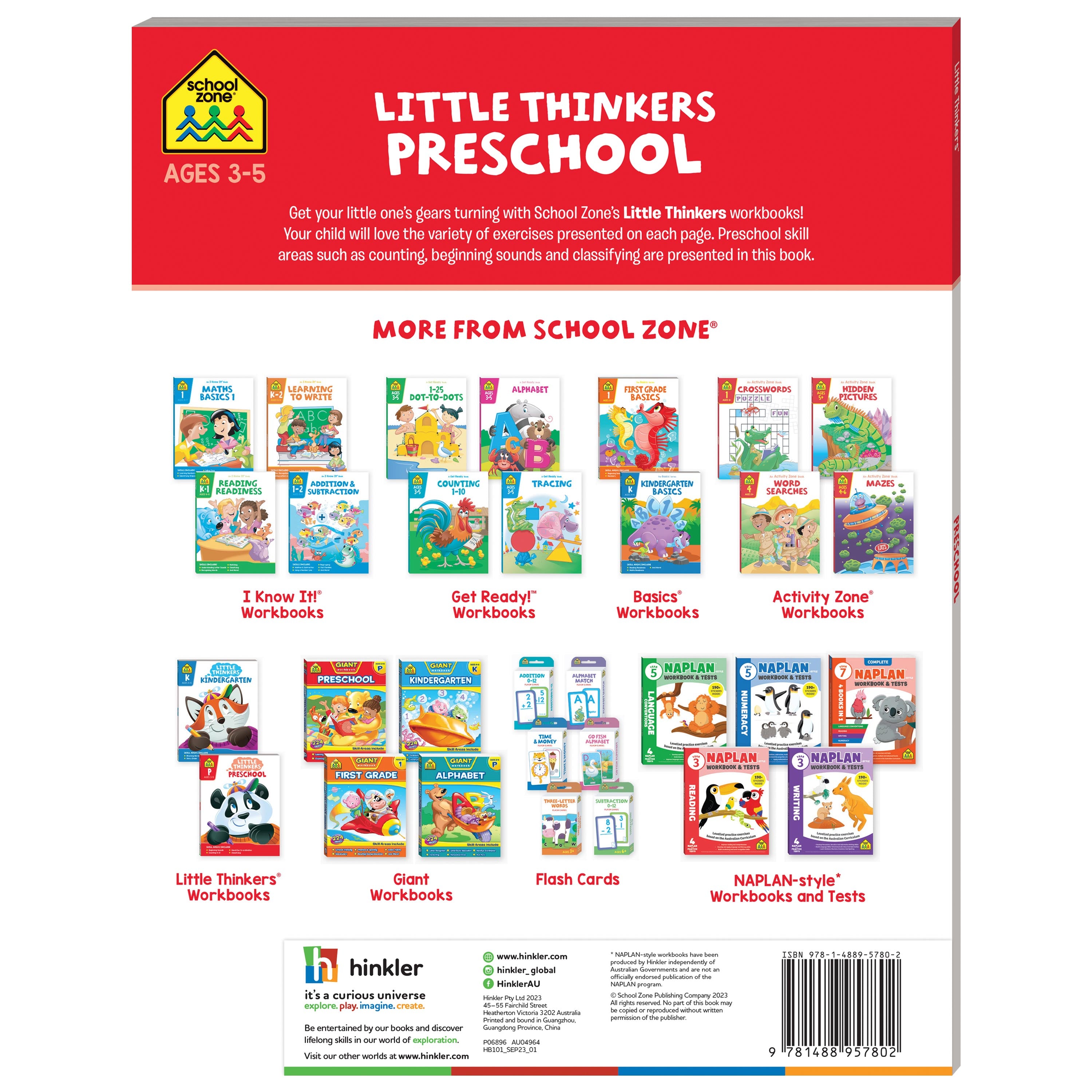 School Zone Little Thinker Preschool