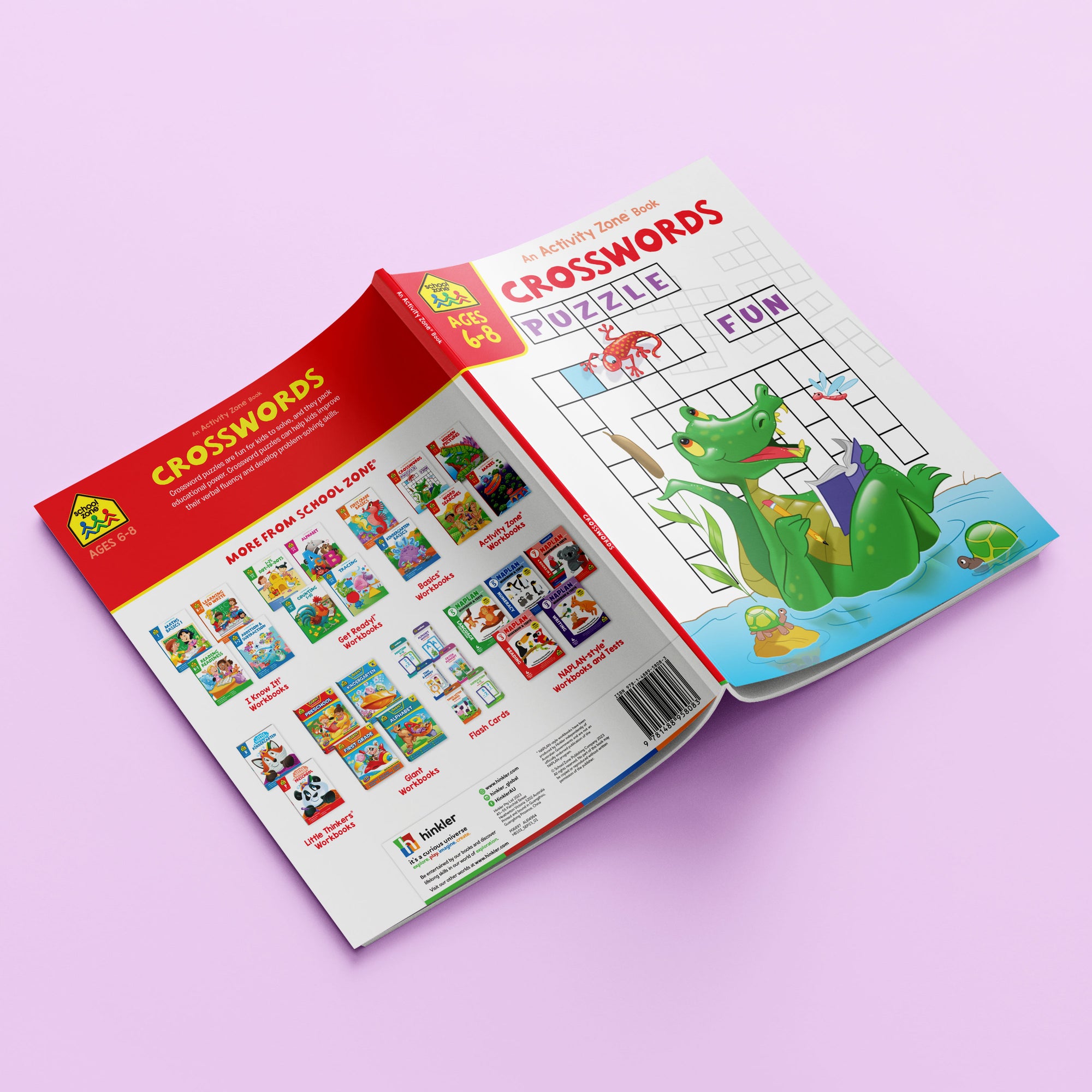 School Zone An Activity Zone Book: Crossword