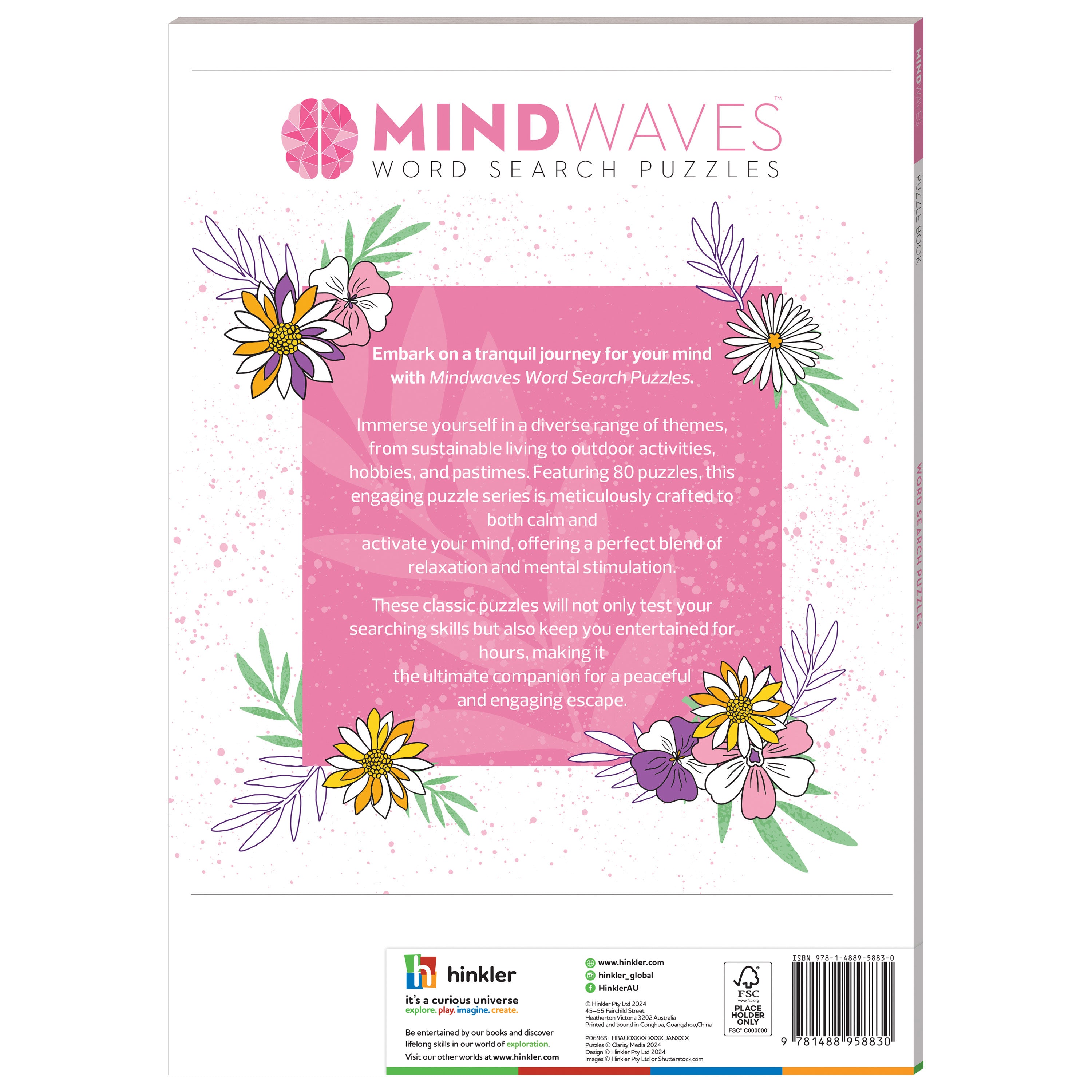 Mindwaves Puzzle Book Word Search