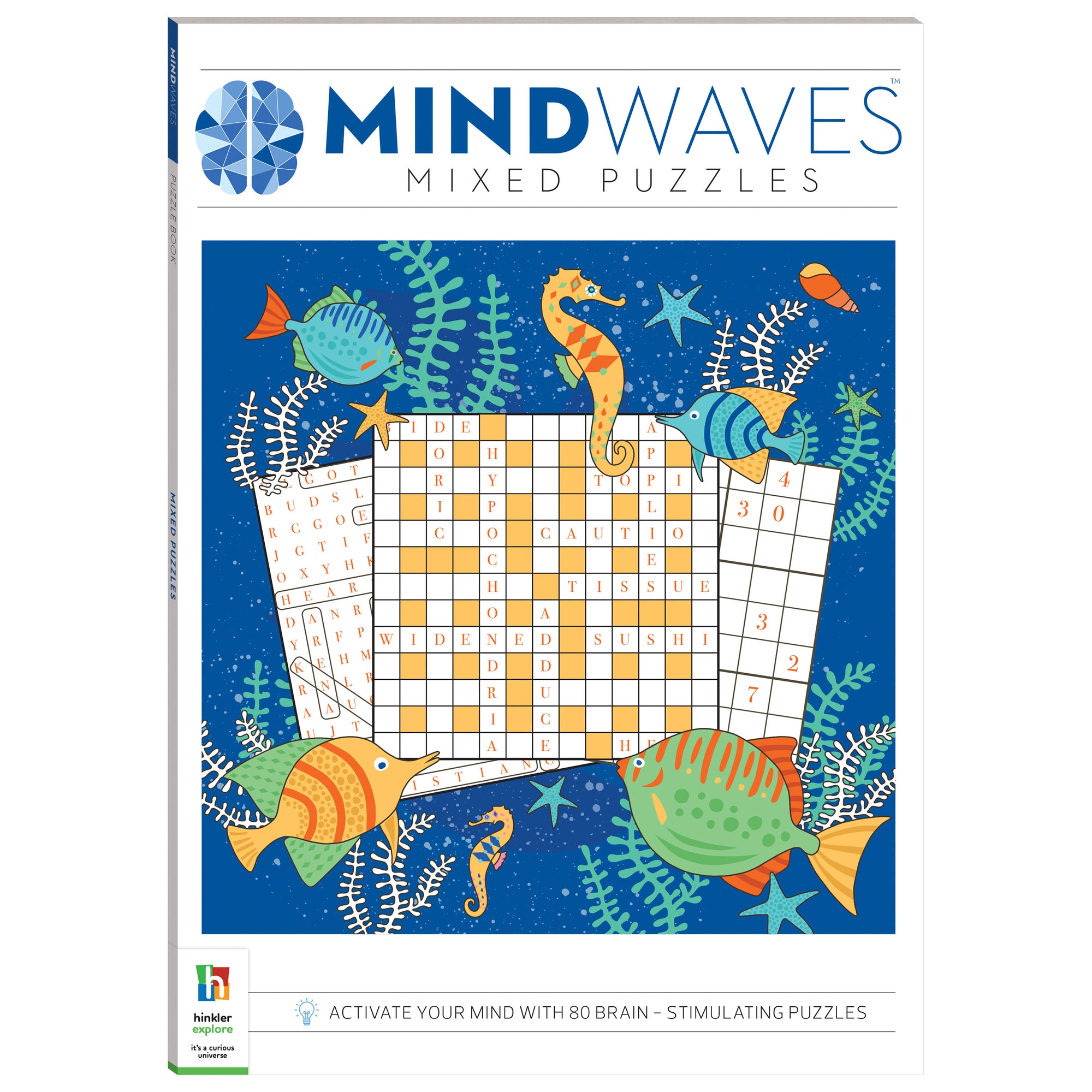 Mindwaves Puzzle Book Mixed Puzzles