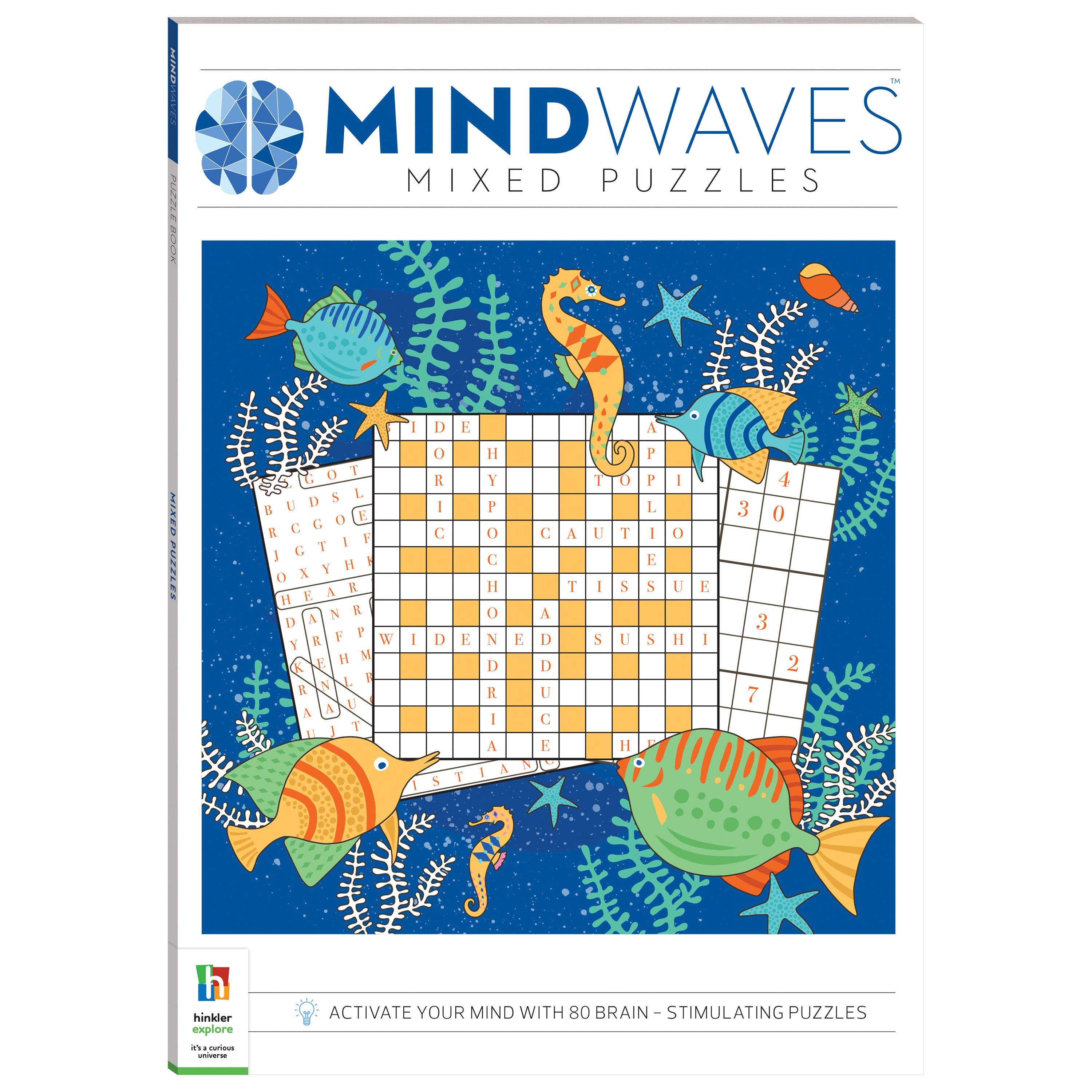 Mindwaves Puzzle Book Mixed Puzzles