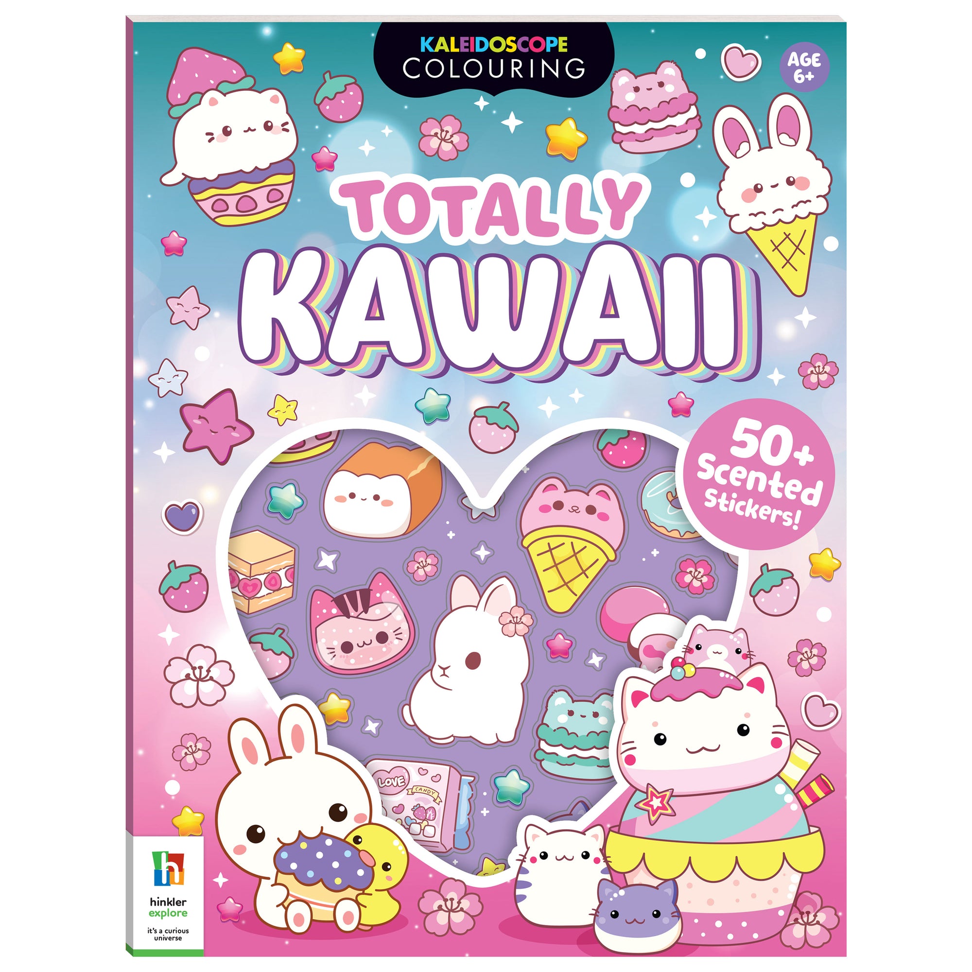 Kaleidoscope Colouring Scented Stickers Totally Kawaii