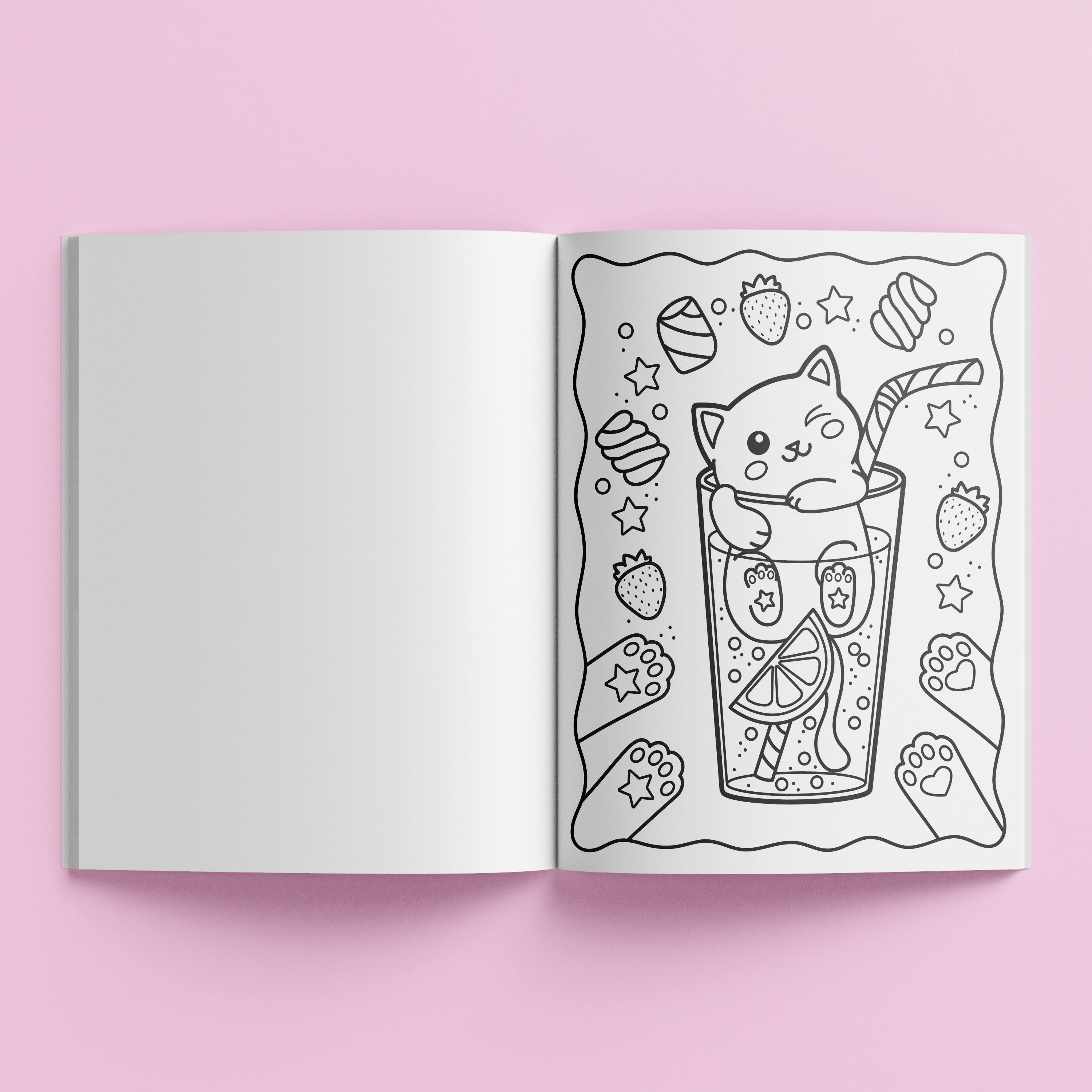 Kaleidoscope Colouring Scented Stickers Totally Kawaii