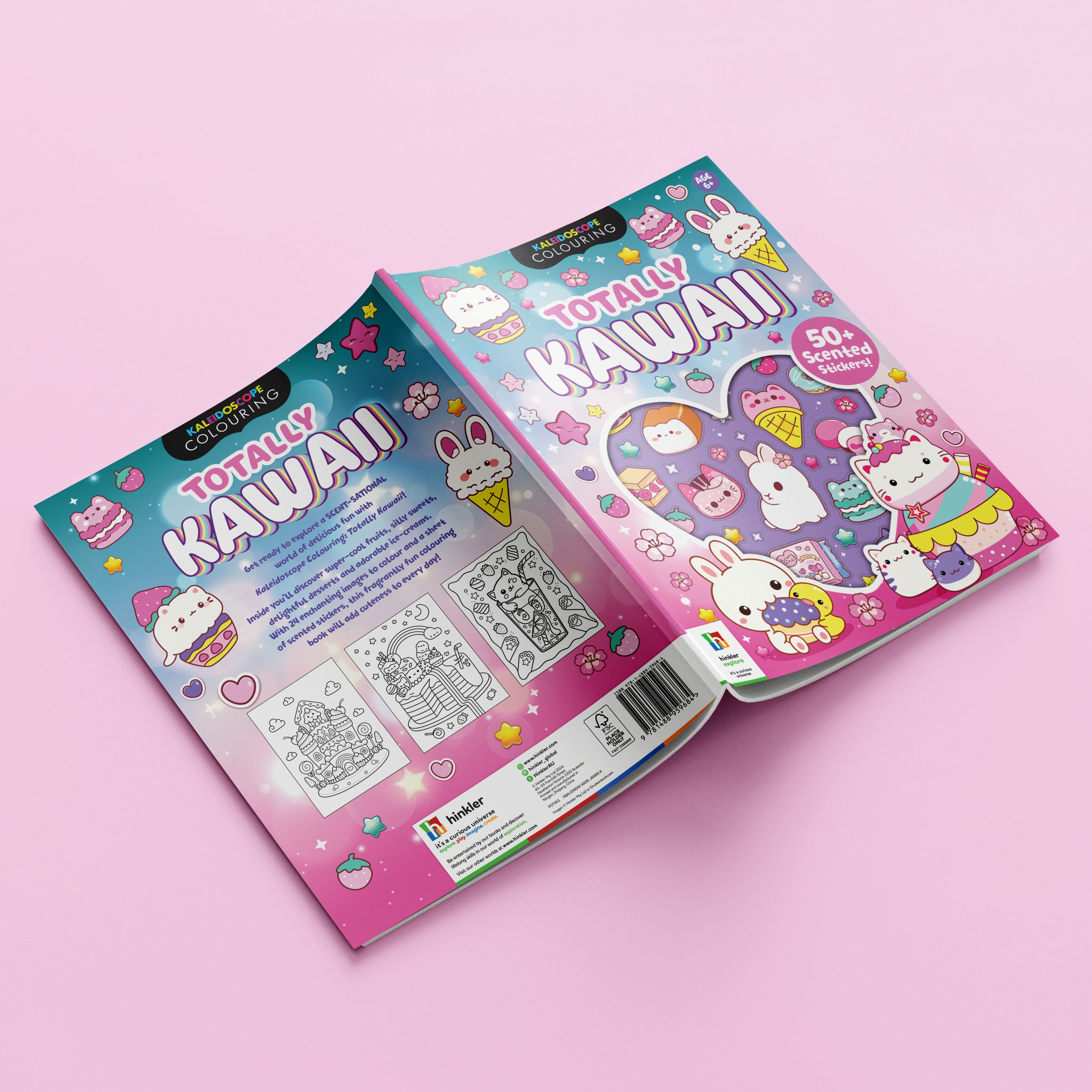 Kaleidoscope Colouring Scented Stickers Totally Kawaii