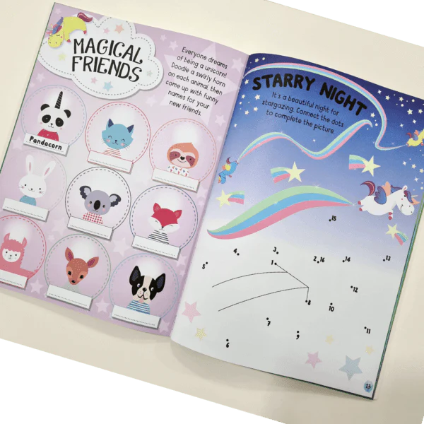 Puffy Sticker Holofoil Shiny Sticker Activity - Unicorns