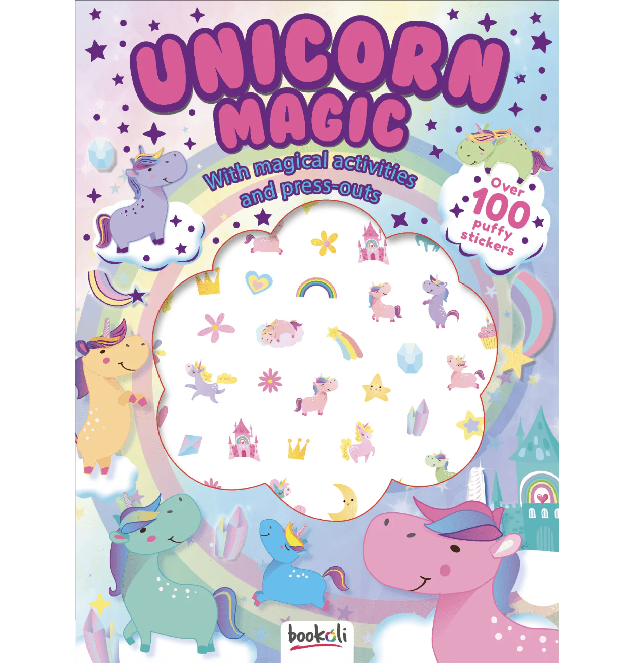 Puffy Sticker Holofoil Shiny Sticker Activity - Unicorns