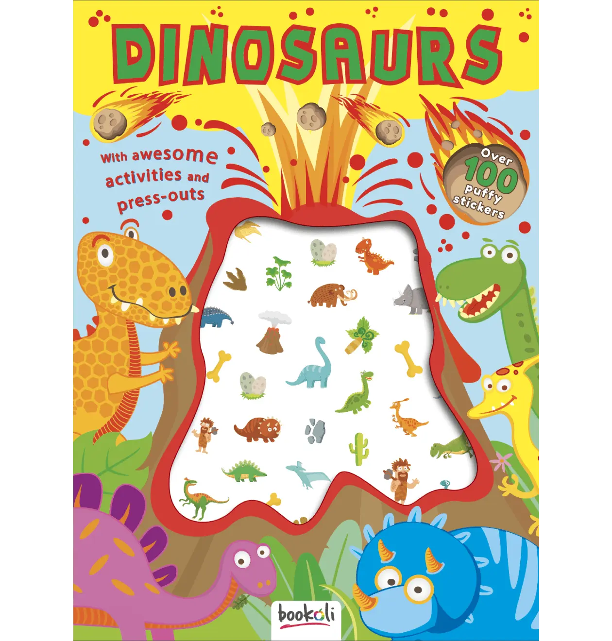 Puffy Sticker Holofoil Shiny Sticker Activity - Dinosaurs