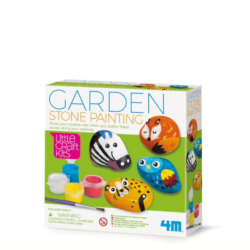 4M Little Craft Kits Garden Stone Painting