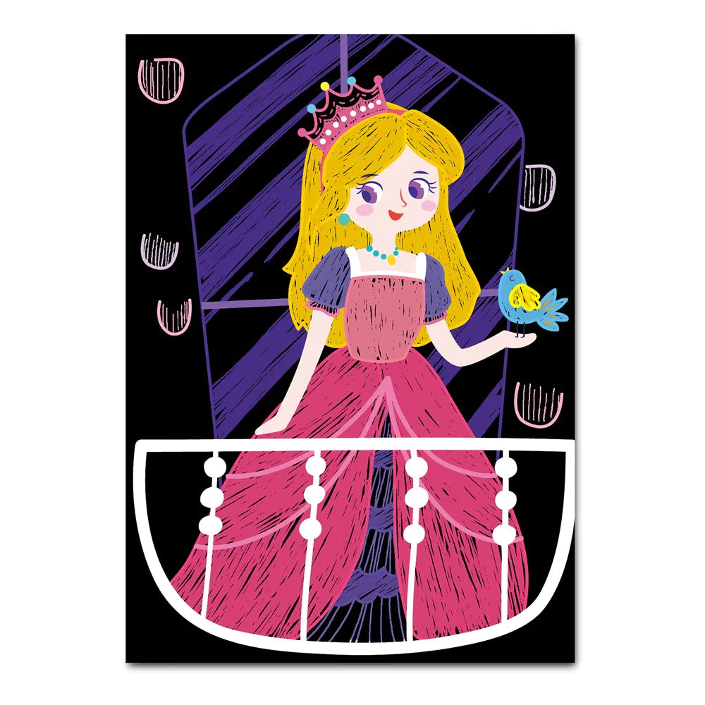 Avenir Mini Scratch Book - Princess