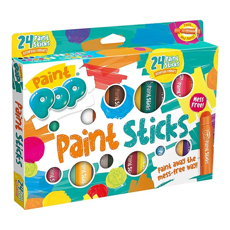 Paint Pop Classic Colours (24 Paint Sticks)