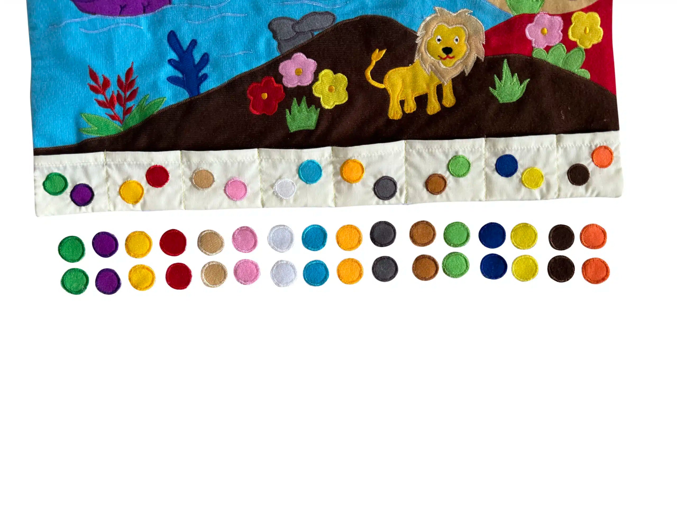 SmartMama Soft Play Fabric Wall Chart: Match The Colors Chart