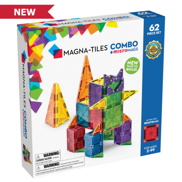 Magna-Tiles Combo + Micromags: 46-Piece Set