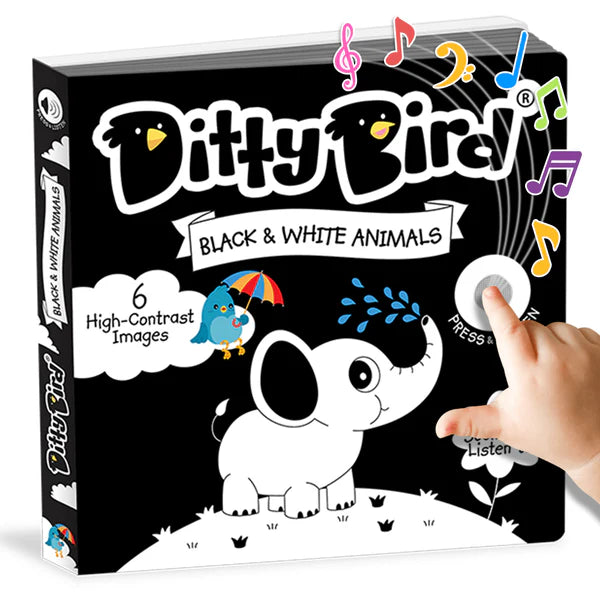 Ditty Bird Black And White Animals