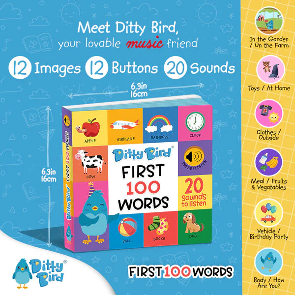 Ditty Bird: First 100 Words