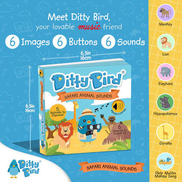 Ditty Bird: Safari Animal Sounds