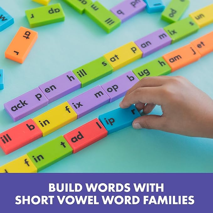 Educational Insights Phonics Dominoes Short Vowels