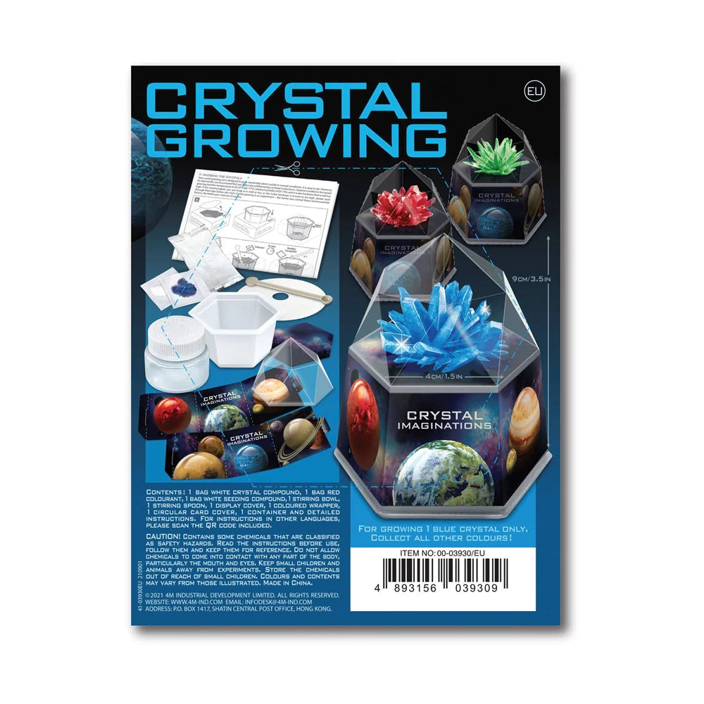 4M Crystal Growing Crystal Imaginations Blue