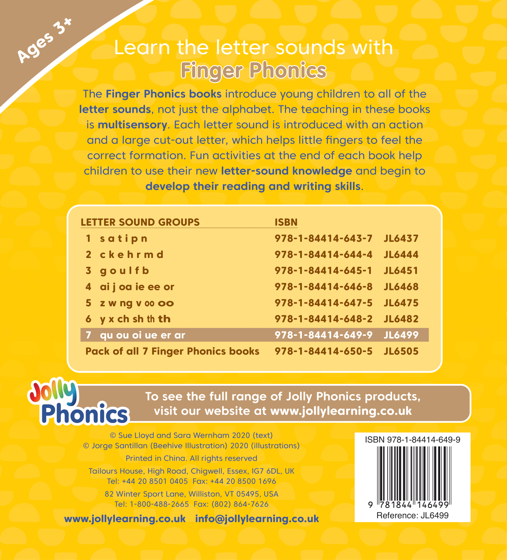 Jolly Finger Phonics Book 7