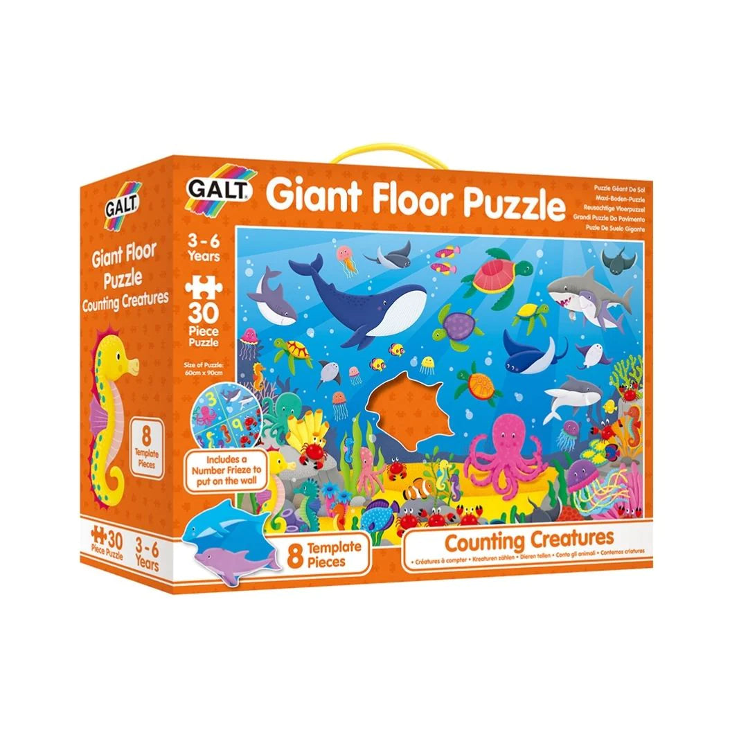 Galt Giant Floor Puzzles: Counting Creatures