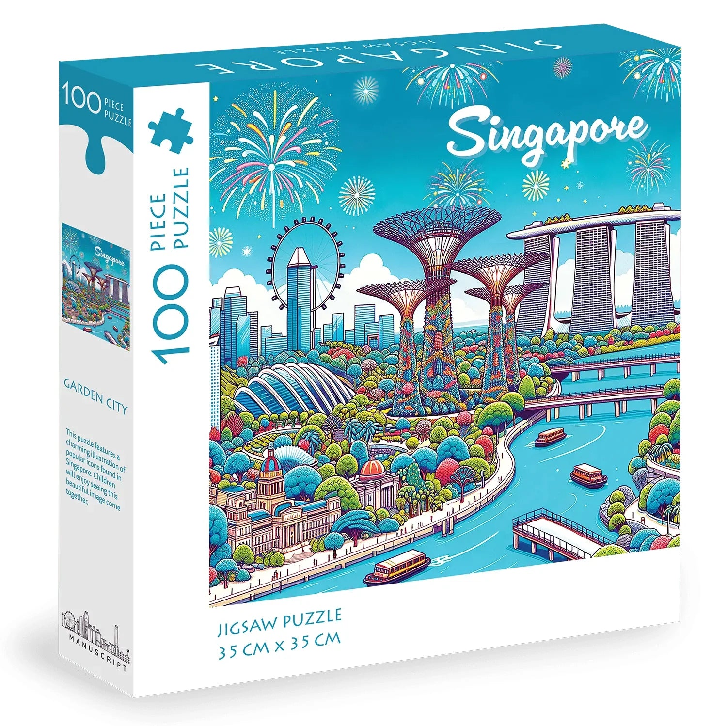 Singapore 100-piece Jigsaw Puzzle: Garden City