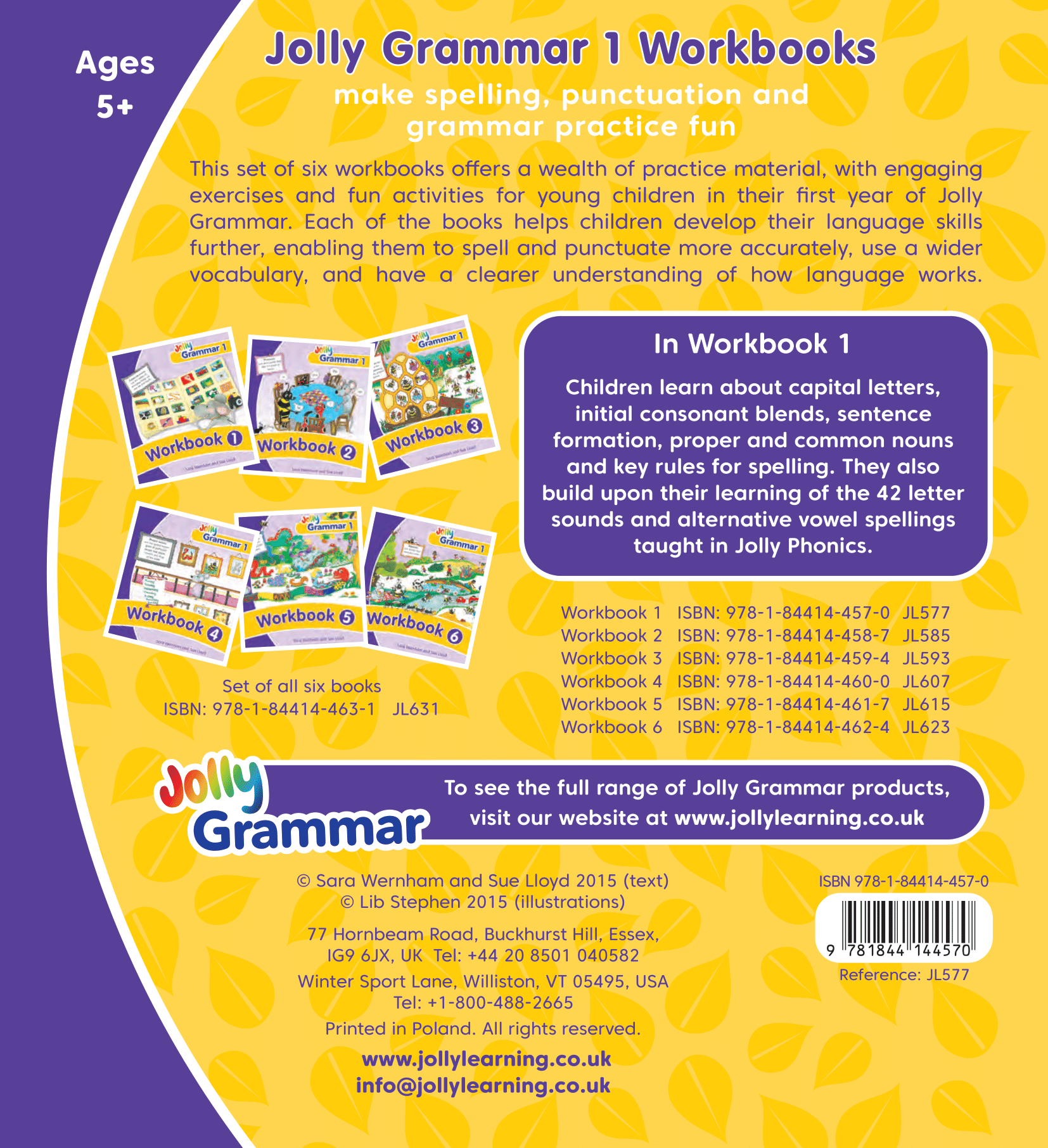 Jolly Grammar 1 Workbook 1