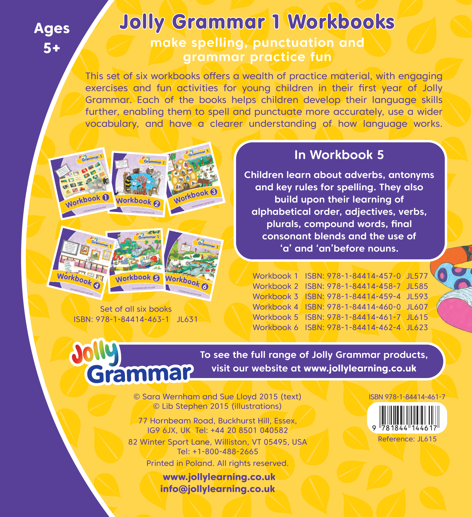 Jolly Grammar 1 Workbook 5