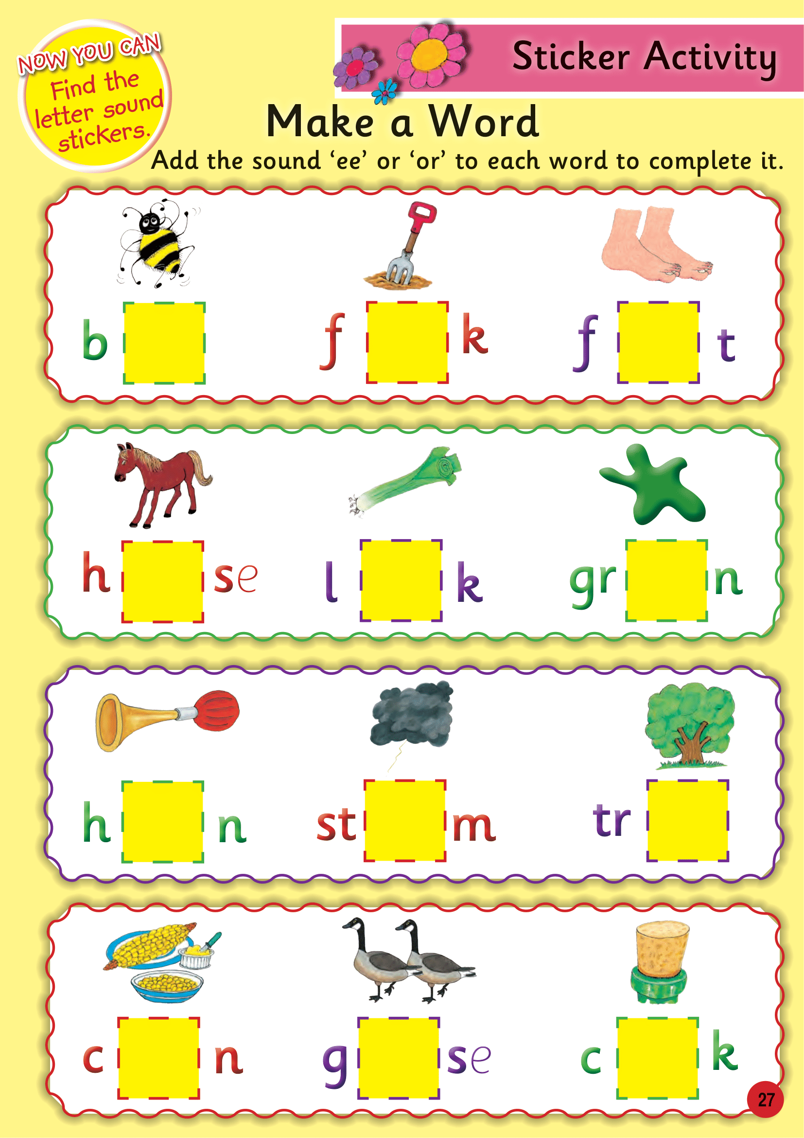 Jolly Phonics Activity Book 4