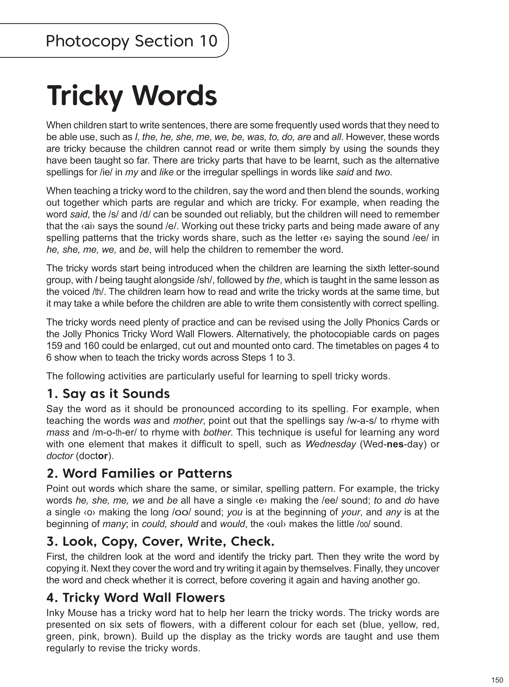 Jolly Phonics Handbook