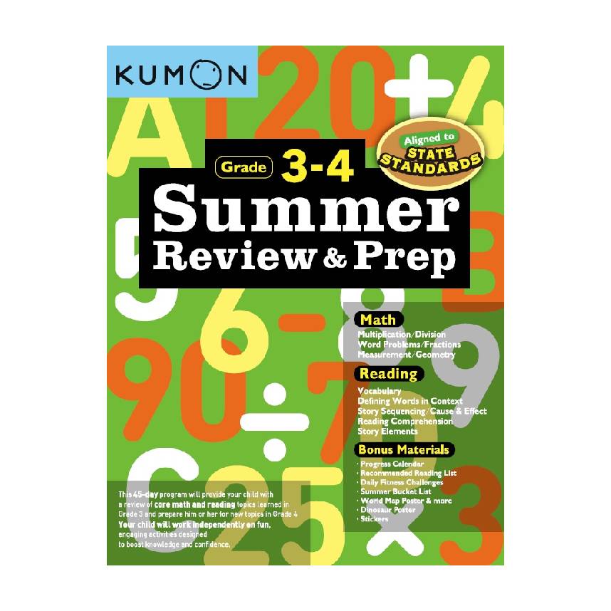 Kumon Summer Review & Prep: 3-4